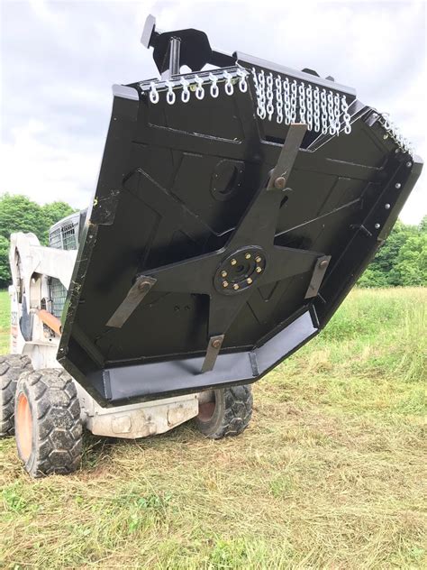 84 inch skid steer brush cutter|homemade skid steer brush cutter.